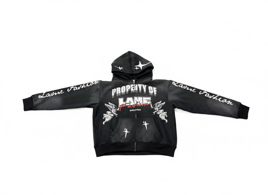 Lame Hoodie Zip up