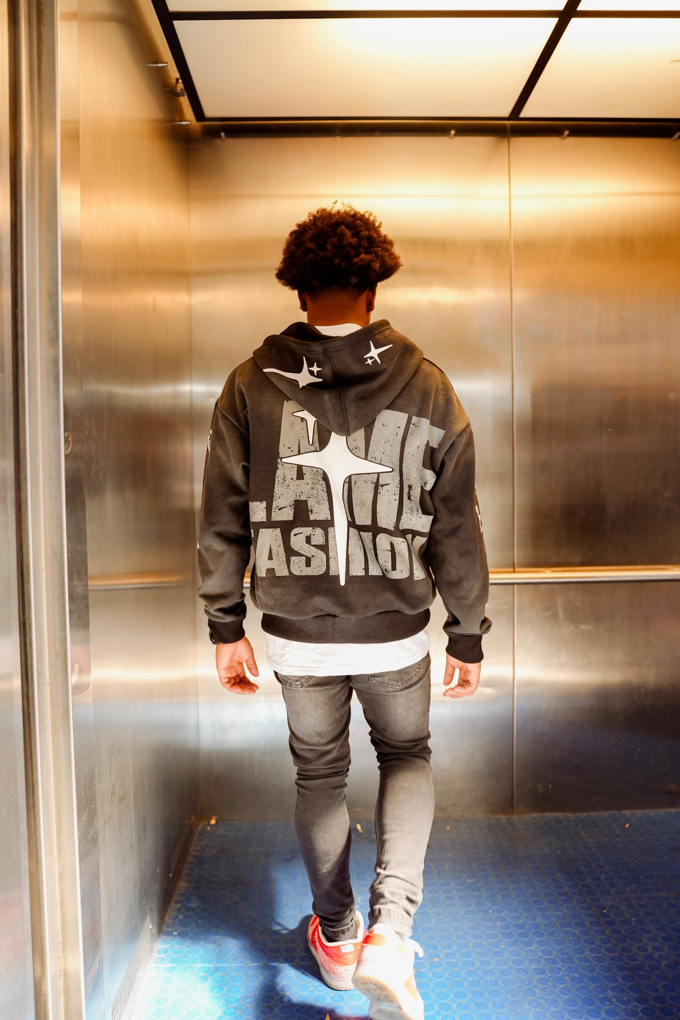 Lame Hoodie Zip up